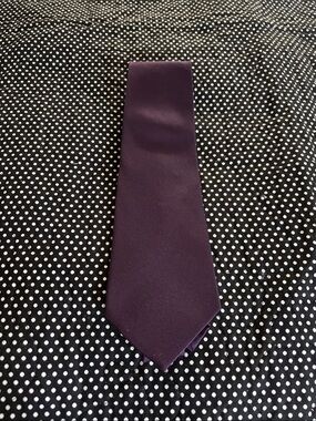 Van Heusen Solid Deep Purple Men's Tie